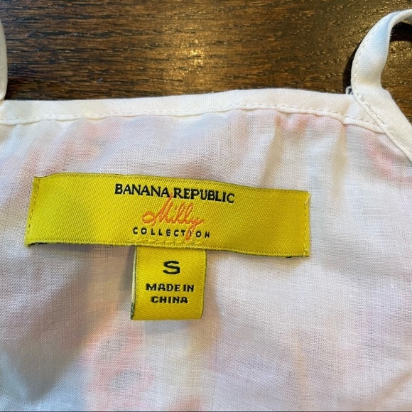 Milly x Banana Republic Collection Eyelet Tank S - Picture 4 of 10